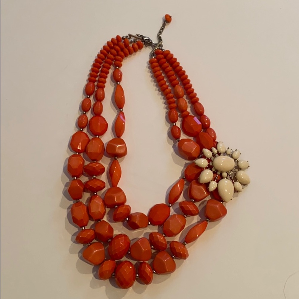 Beautiful orange necklace